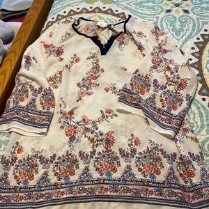 Skies Are Blue XL tunic top